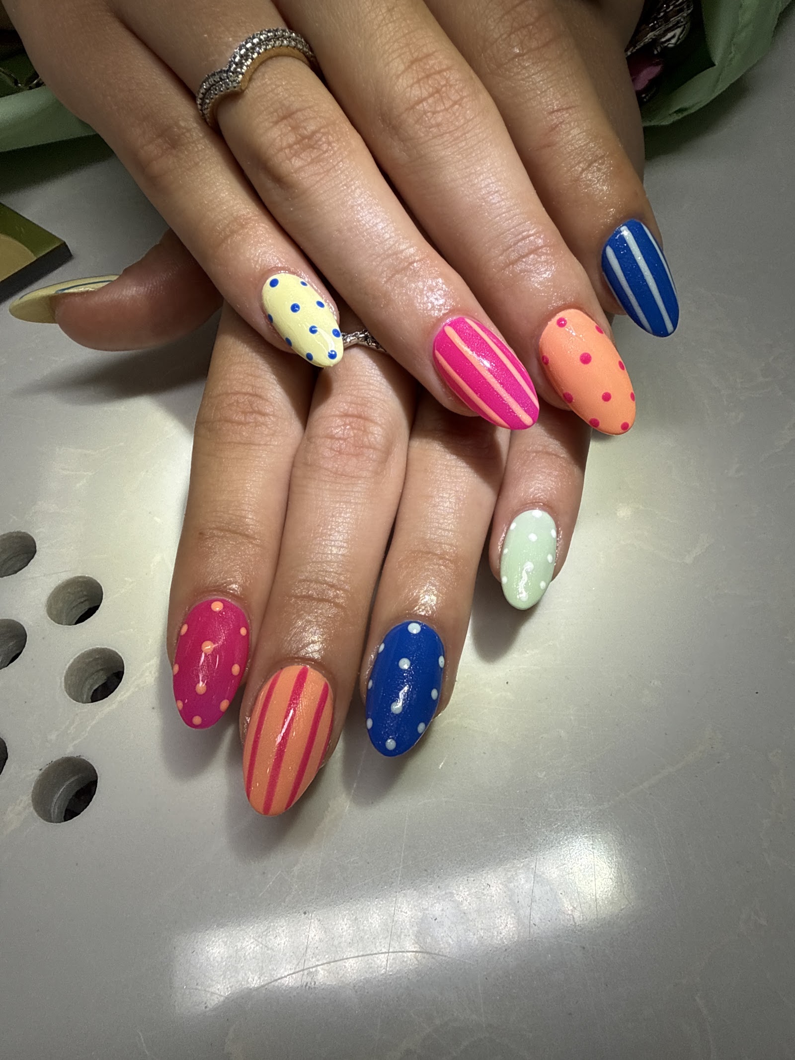 Boulevard Nails & Spa nail work in Summerville, South Carolina